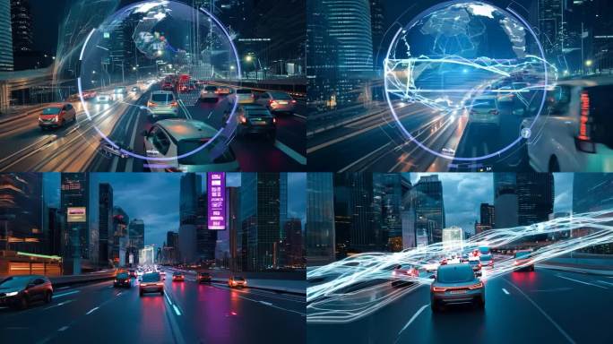 车联网城市穿梭点线连接