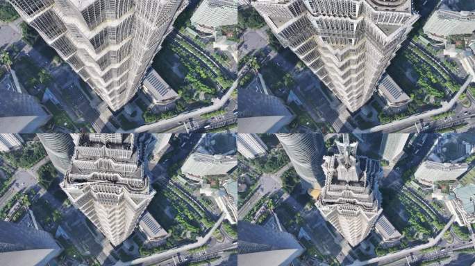 上海陆家嘴CBD外滩金融中心宣传片航拍