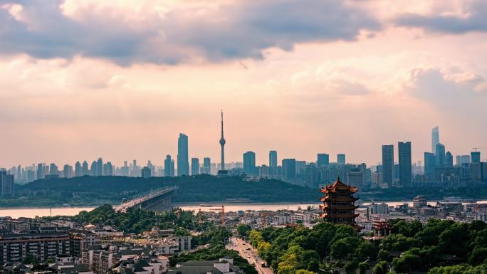 武汉地标延时
