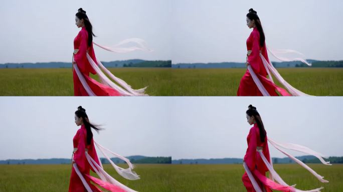 草原古装美女