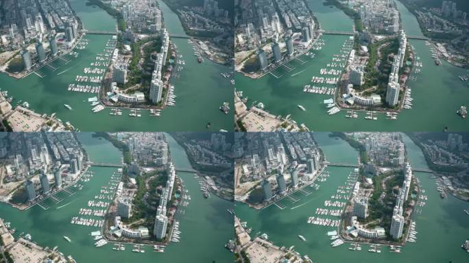 航拍海南三亚风光