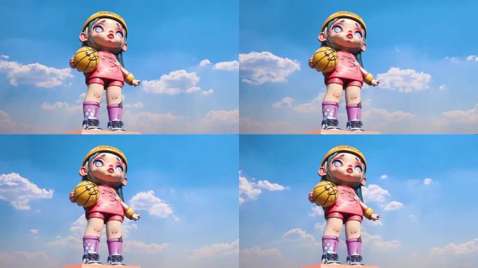 东莞篮球宝贝劳拉全新换装延时拍摄