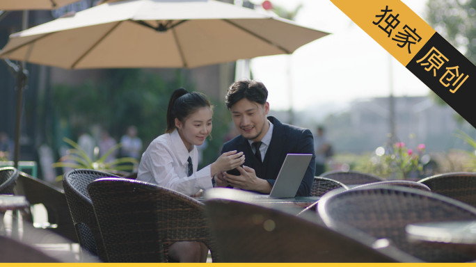 咖啡厅交流工作