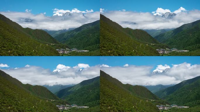 四川康定贡嘎雪山延时