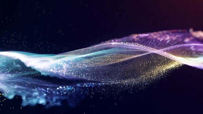 原创粒子河流