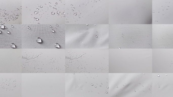 实拍4k-实拍防水面料测试