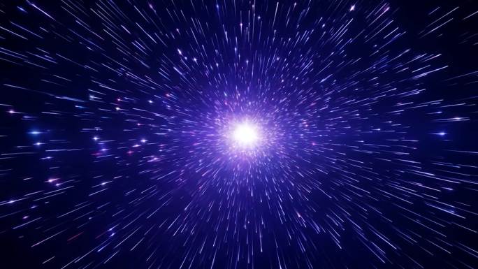 慢节奏闪烁星河动态背景