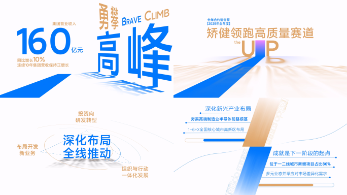 MG动画企业宣传年度工作总结汇报快闪