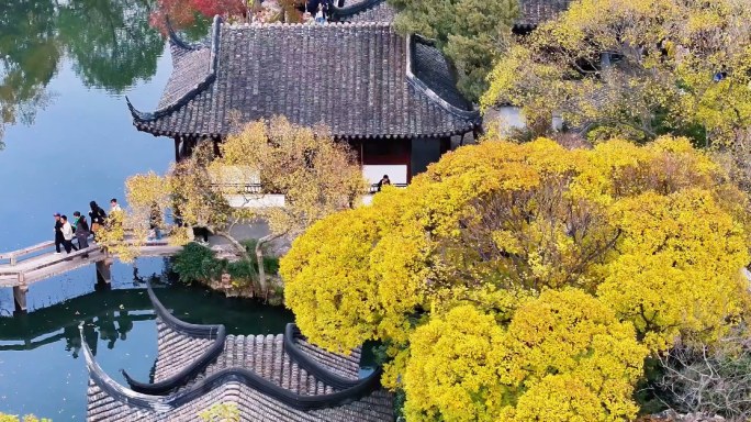 江南秋景航拍