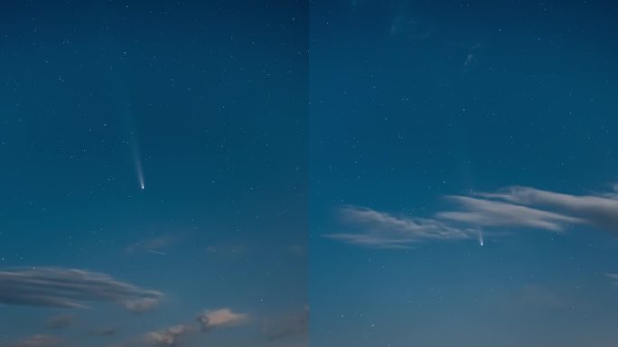 阿特拉斯彗星竖版4K高清素材