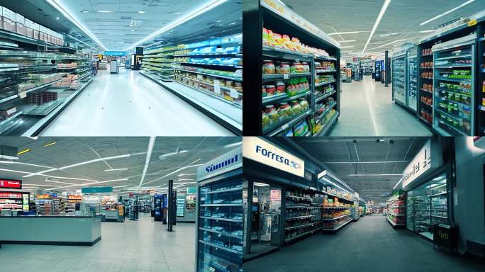 便利店 商场 商铺 货物 商品 食品