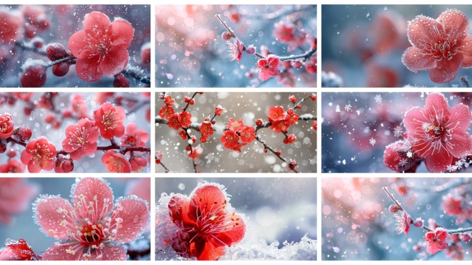 09红梅 腊雪红梅