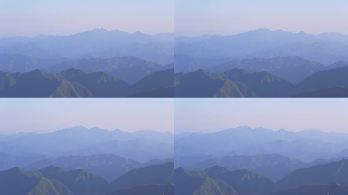 杭州临安牵牛岗群山风景