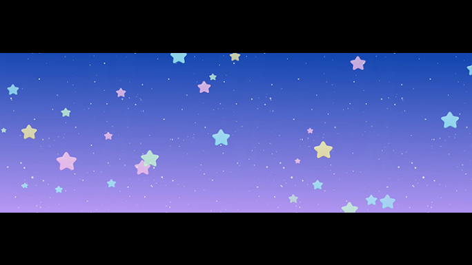 星光下的梦想-卡通星空背景