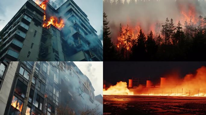 火灾起火消防安全警示教育