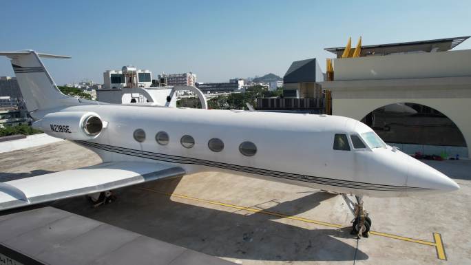 深圳大浪商业街日景航拍