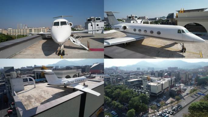 深圳大浪商业街日景航拍