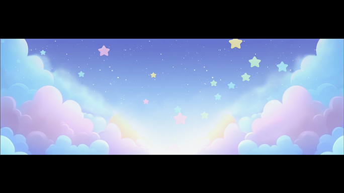 夜空中最亮的星-卡通星空LED背景