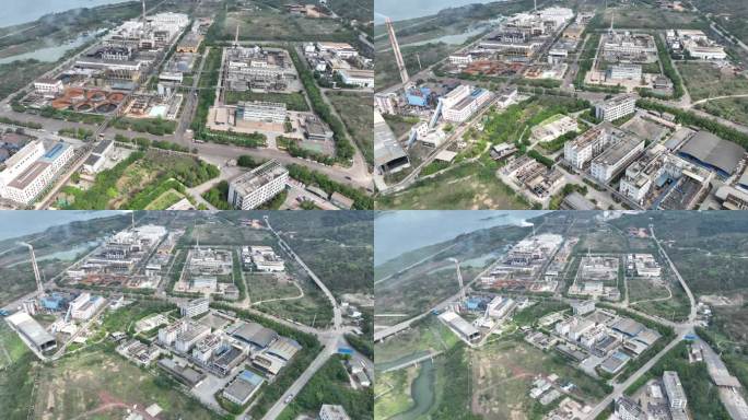 电影感 工业园化工厂 边境感 忙碌的厂矿