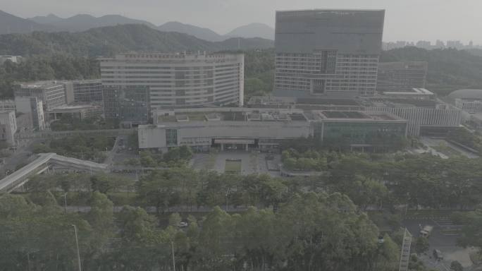 中国医学科学院肿瘤医院深圳医院航拍长镜头