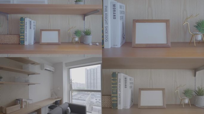 公寓内部空白相册拍摄