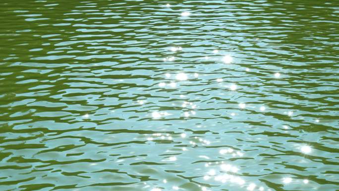 波光粼粼的水面湖面河流阳光