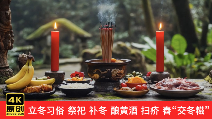 立冬习俗祭祀补冬酿黄酒扫疥舂交冬糍吃生葱