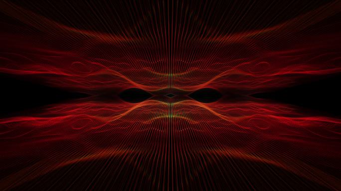 4K 红色线条 VJ 说唱 节奏 快闪