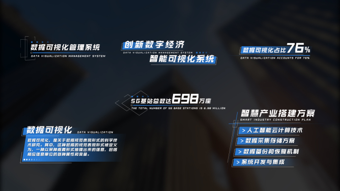 企业商务科技字幕