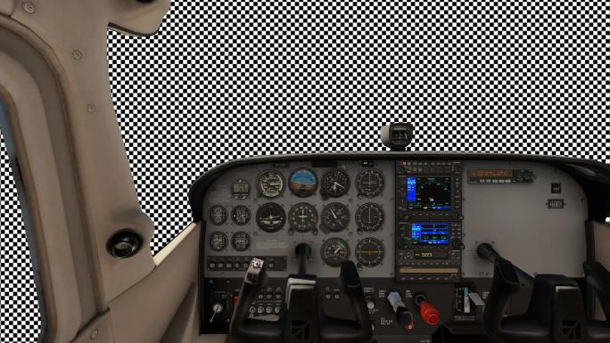 模拟飞行小型运动飞机可换场景AE模板