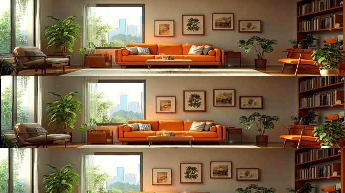 超宽屏——客厅 小品舞台背景