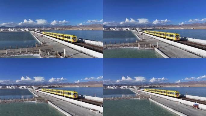 最新茶卡盐湖航拍