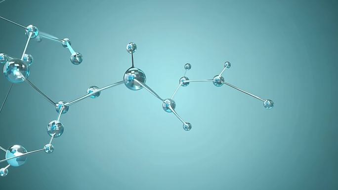 显微镜下观察到分子间的化学键结合