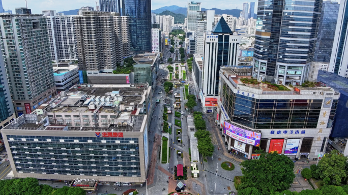 2024华强北航拍 延时4K素材