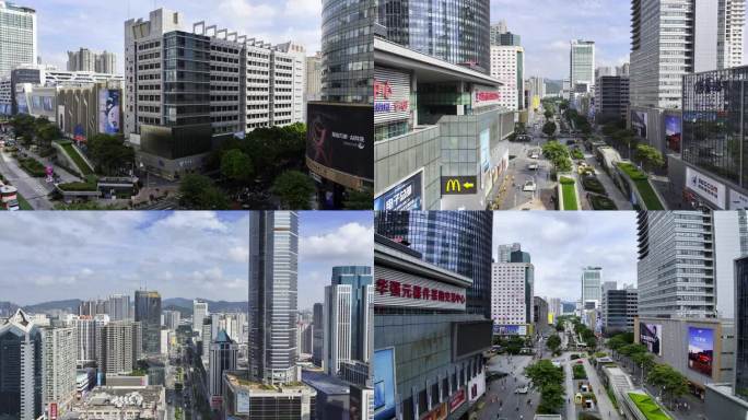 2024华强北航拍 延时4K素材