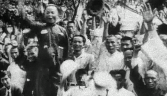 抗日游行工人运动五卅运动工人罢工上海集会