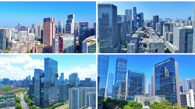 深圳南山科技园 高新园区航拍合集