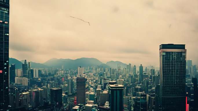 港风复古背景 延时