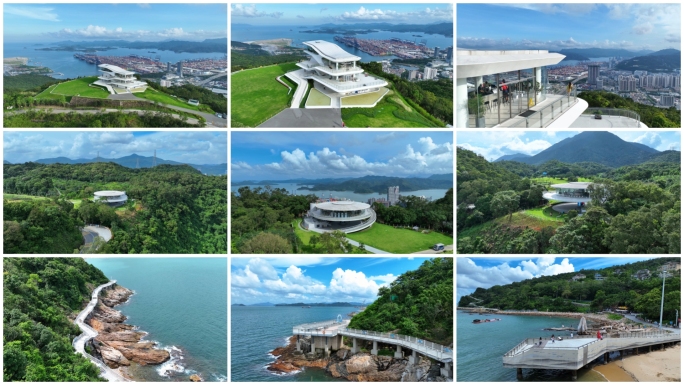 深圳公园观景台航拍合集