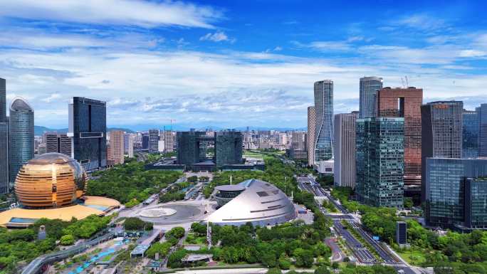 杭州市钱江新城中心区地标建筑