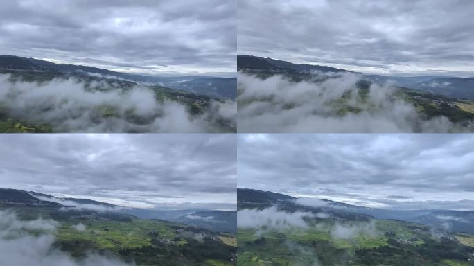 雾锁龙江景如画