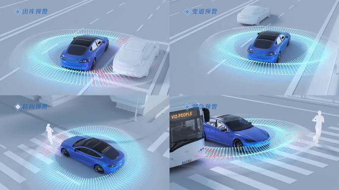智能驾驶可视化设计 C4D+AE工程