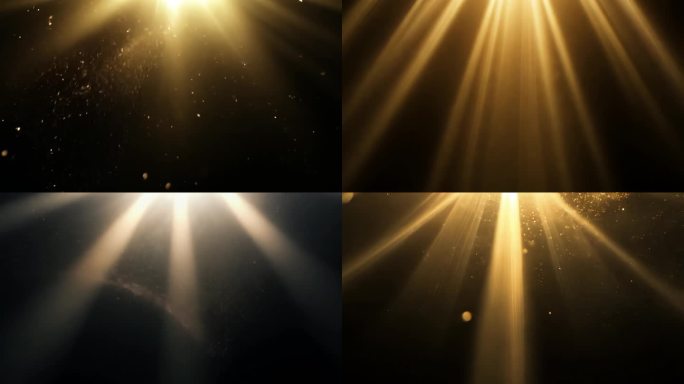 光线 上帝光 金色光 黑色背景