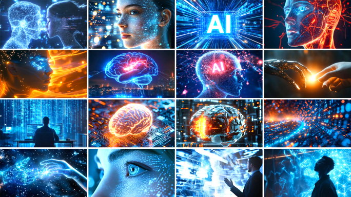 AI人工智能大脑科技创新智慧未来机器人
