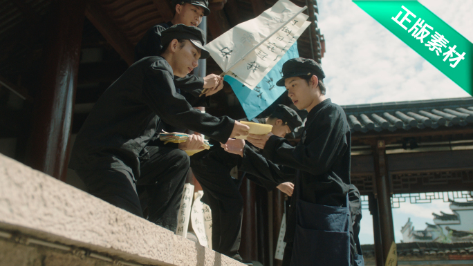 学生抗日情景演绎 五四青年学校历史宣传片