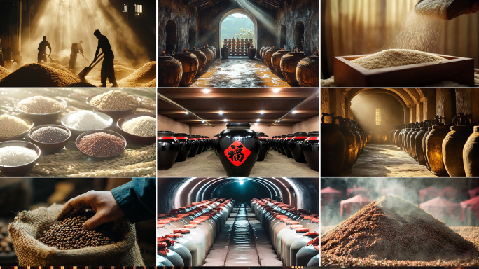 酒文化酒窖酒坛白酒酿酒酒曲酒文化酱香白酒