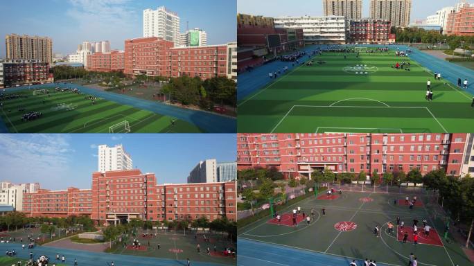 新乡市第二十二中学航拍