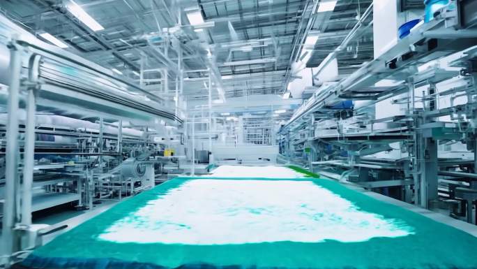 现代高端纺织和印染工厂