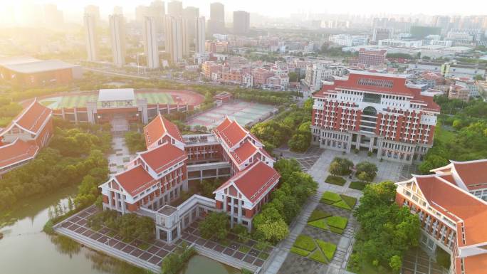 福建厦门医学院航拍