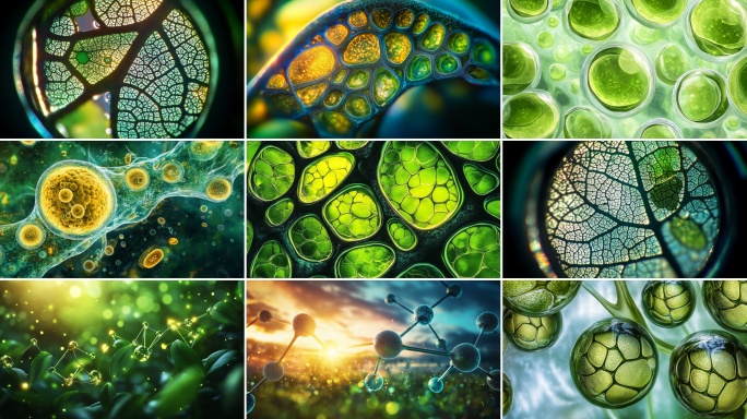 植物细胞 叶绿体 微距世界 细胞结构